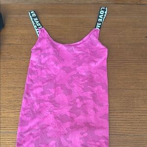 Pink Camouflage Tank Top